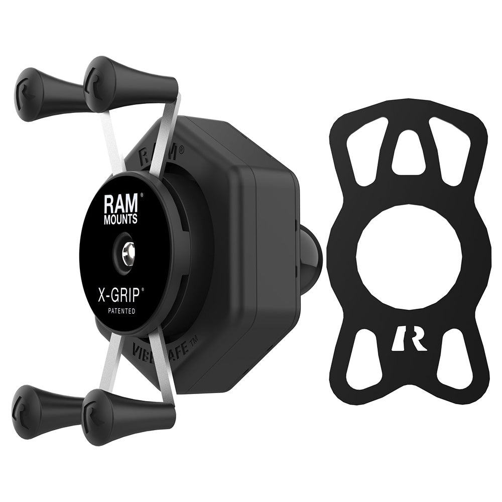 RAM Mount RAM X-Grip Phone Holder w/Ball Vibe-Safe Adapter [RAM-HOL-UN7B-462] - Tetron Marine Store