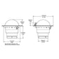 Ritchie SS-5000W SuperSport Compass - Flush Mount - White [SS-5000W] - Tetron Marine Store