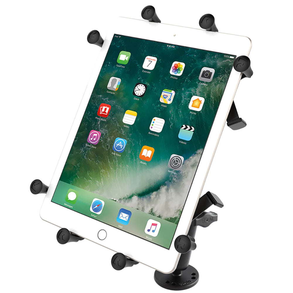 RAM Mount X-Grip III großer Tablet-Halter mit langer, flacher Oberflächenhalterung [RAM-B-101-C-UN9U]