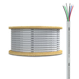 DS18 Marine verzinntes OFC 18GA RGB-Kabel mit 16GA-Lautsprecherkabel – 100 Spulen [MOFC16/18GA-100SWRGB]