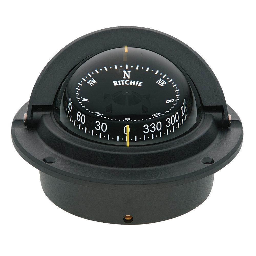 Ritchie F-83 Voyager Compass - Flush Mount - Black [F-83] - Tetron Marine Store
