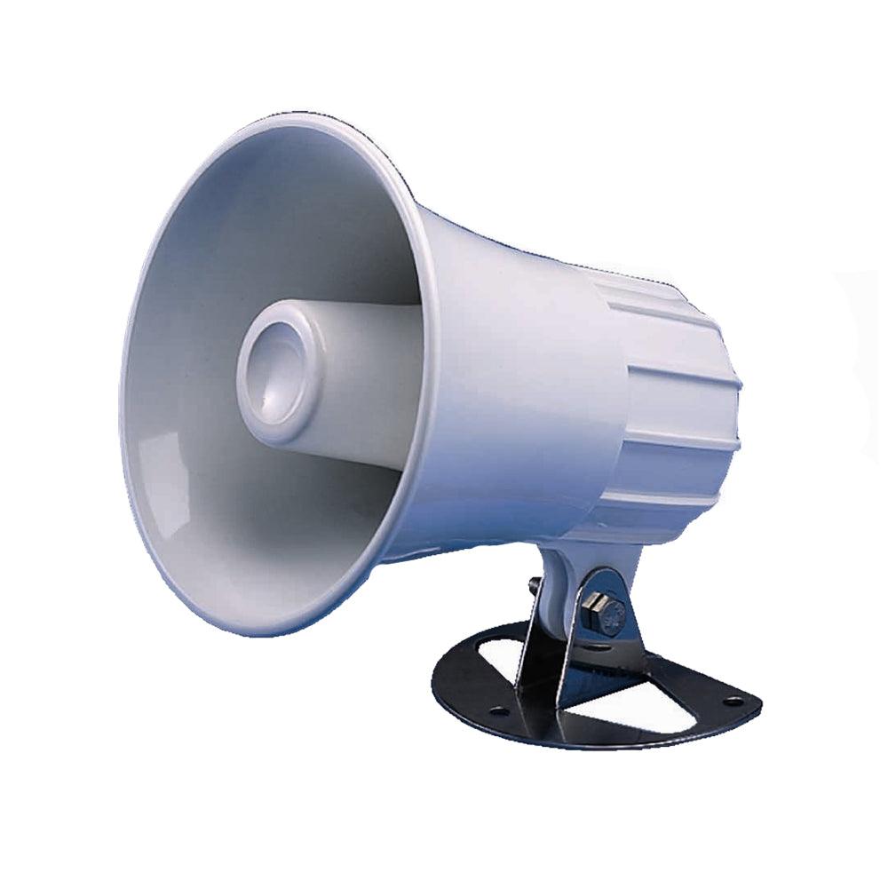 Standard Horizon 4.5" Round Hailer/PA Horn - White [220SW] - Tetron Marine Store