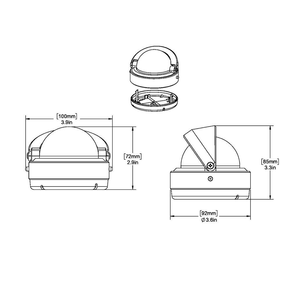 Ritchie RA-93 RitchieAngler Compass - Surface Mount - Gray [RA-93] - Tetron Marine Store