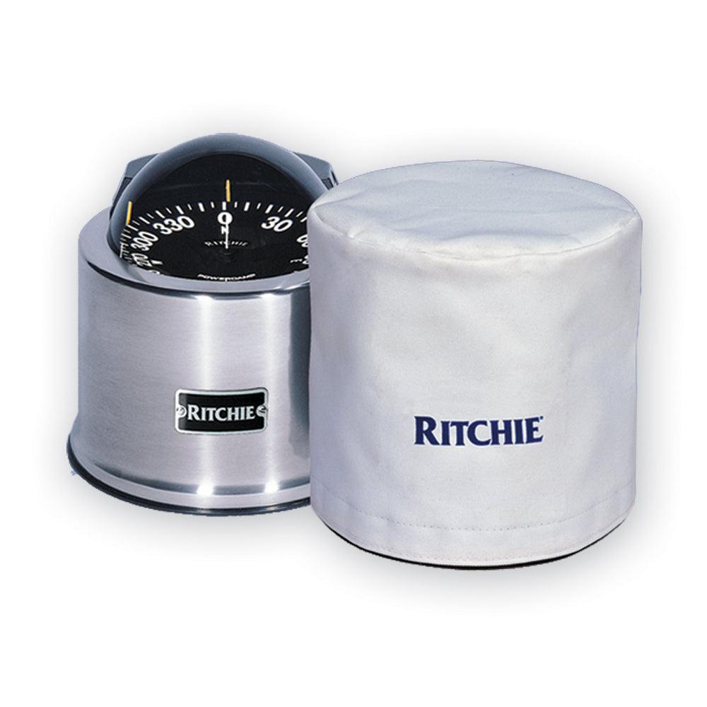 Ritchie GM-5-C 5" GlobeMaster Binnacle Mount Compass Cover - White [GM-5-C] - Tetron Marine Store