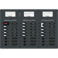 Blue Sea 8084 AC Main +6 Positions/DC Main +15 Positions Toggle Circuit Breaker Panel - White Switches [8084] - Tetron Marine Store