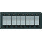 Blue Sea 8261 Waterproof Panel 8 Position - Slate Grey [8261] - Tetron Marine Store