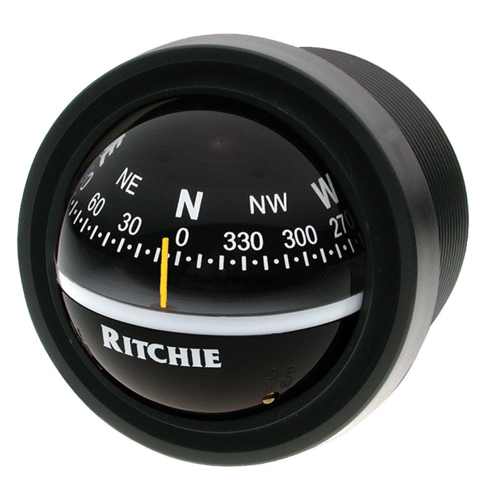 Ritchie V-57.2 Explorer Compass - Dash Mount - Black [V-57.2] - Tetron Marine Store