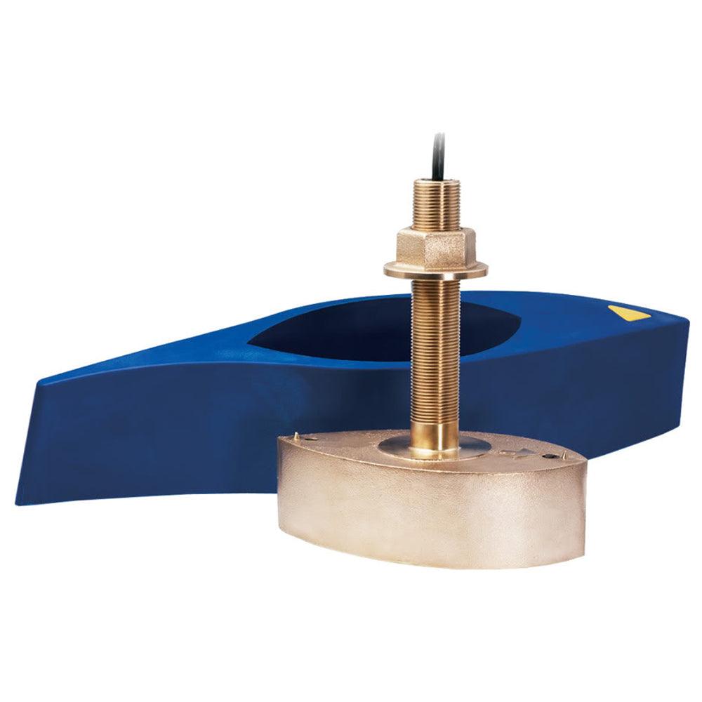 Furuno 526T-HDD Bronze Broadband Thru-Hull Transducer w/Temp, Built-In Diplexer & Hi-Speed Fairing Block 1kW (10-Pin) [526TID-HDD] - Tetron Marine Store