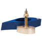 Furuno 526T-HDD Bronze Broadband Thru-Hull Transducer w/Temp, Built-In Diplexer & Hi-Speed Fairing Block 1kW (10-Pin) [526TID-HDD] - Tetron Marine Store