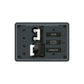 Blue Sea 8032 AC Toggle Source Selector 120V AC - 30AMP - White Switches [8032] - Tetron Marine Store