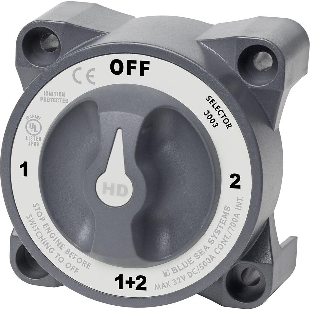 Blue Sea 3003 HD-Series Battery Switch Selector w/Alternator Field Disconnect [3003] - Tetron Marine Store