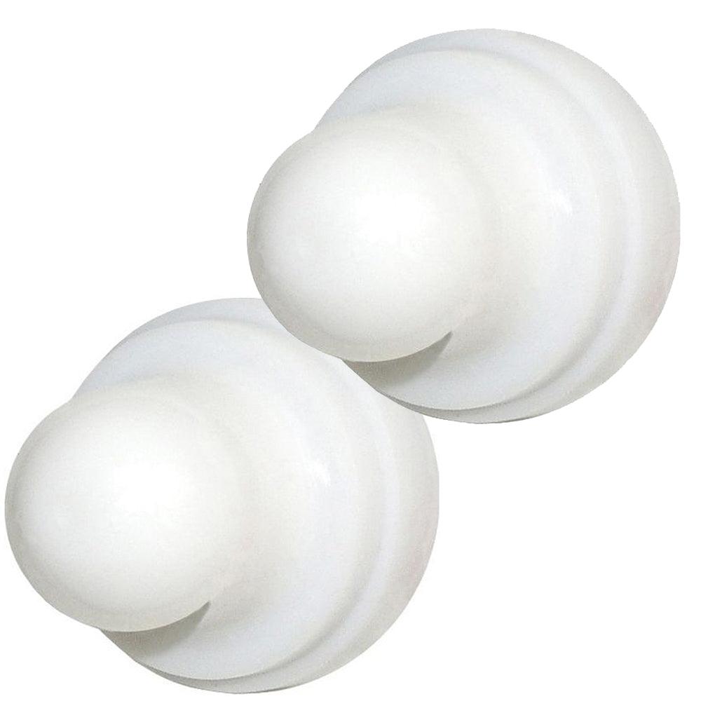 Blue Sea 4136 Push Button Reset Only Circuit Breaker Boot - White - 2-Pack [4136] - Tetron Marine Store