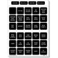 Blue Sea 4217 Square Format Label Set - 120 [4217] - Tetron Marine Store