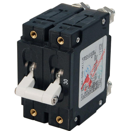 Blue Sea 7365 C-Series Double Pole Circuit Breaker - 30A [7365] - Tetron Marine Store