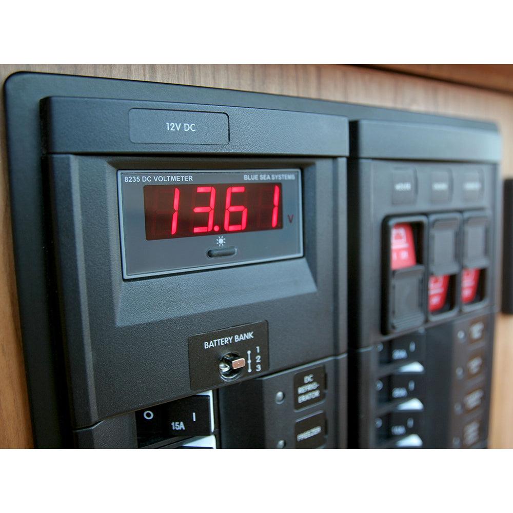 Blue Sea 8235 DC Digital Voltmeter [8235] - Tetron Marine Store