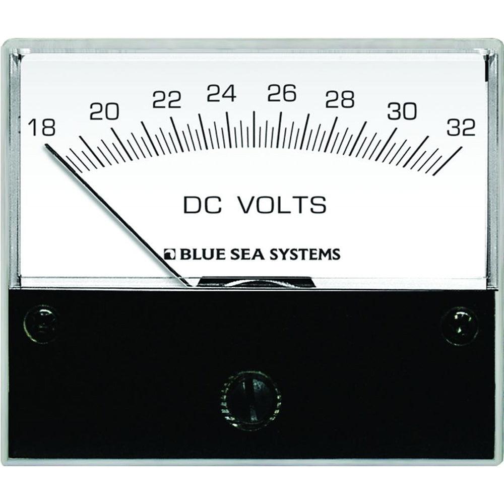 Blue Sea 8240 DC Analog Voltmeter - 2-3/4" Face, 18-32 Volts DC [8240] - Tetron Marine Store