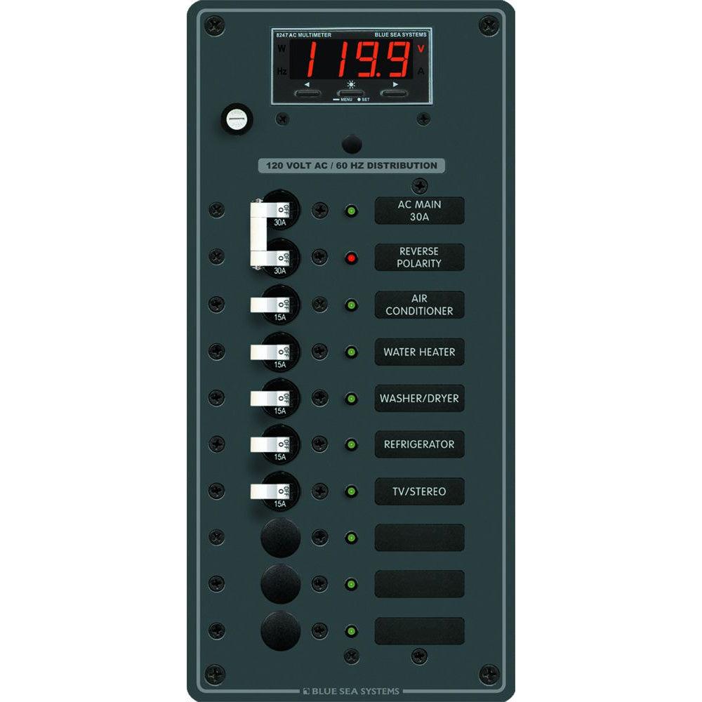 Blue Sea 8406 AC Main + 8 Positions [8406] - Tetron Marine Store