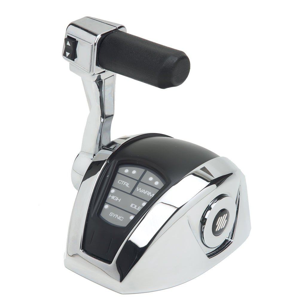UFlex Power A Mark II Single Engine Control Head w/Trim [42010R] - Tetron Marine Store