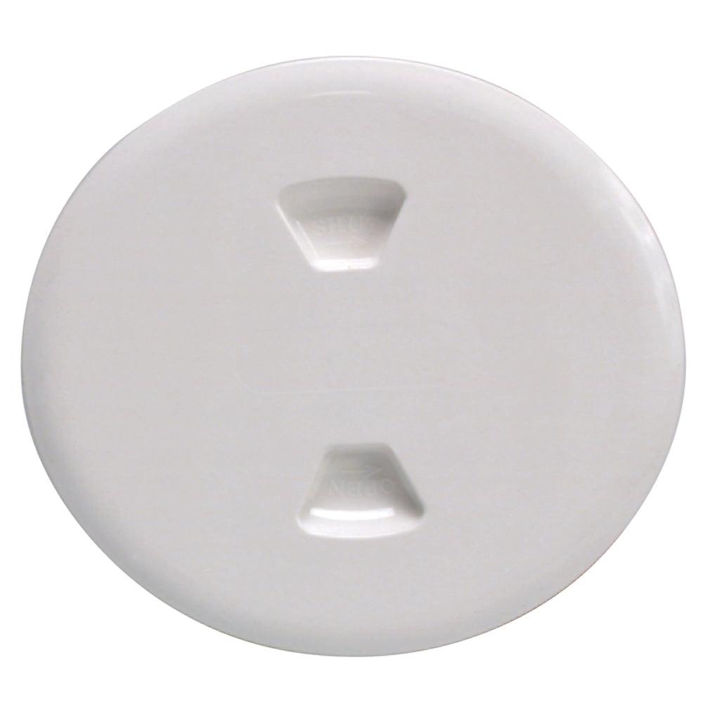 Beckson 5" Twist-Out Deck Plate - White [DP50-W] - Tetron Marine Store