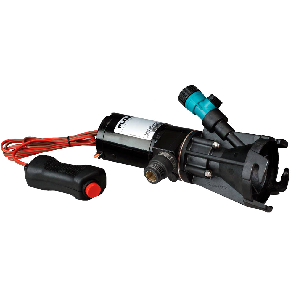 Flojet Portable Self-Priming RV Macerator Waste Pump Kit - 12V [18555000A] - Tetron Marine Store