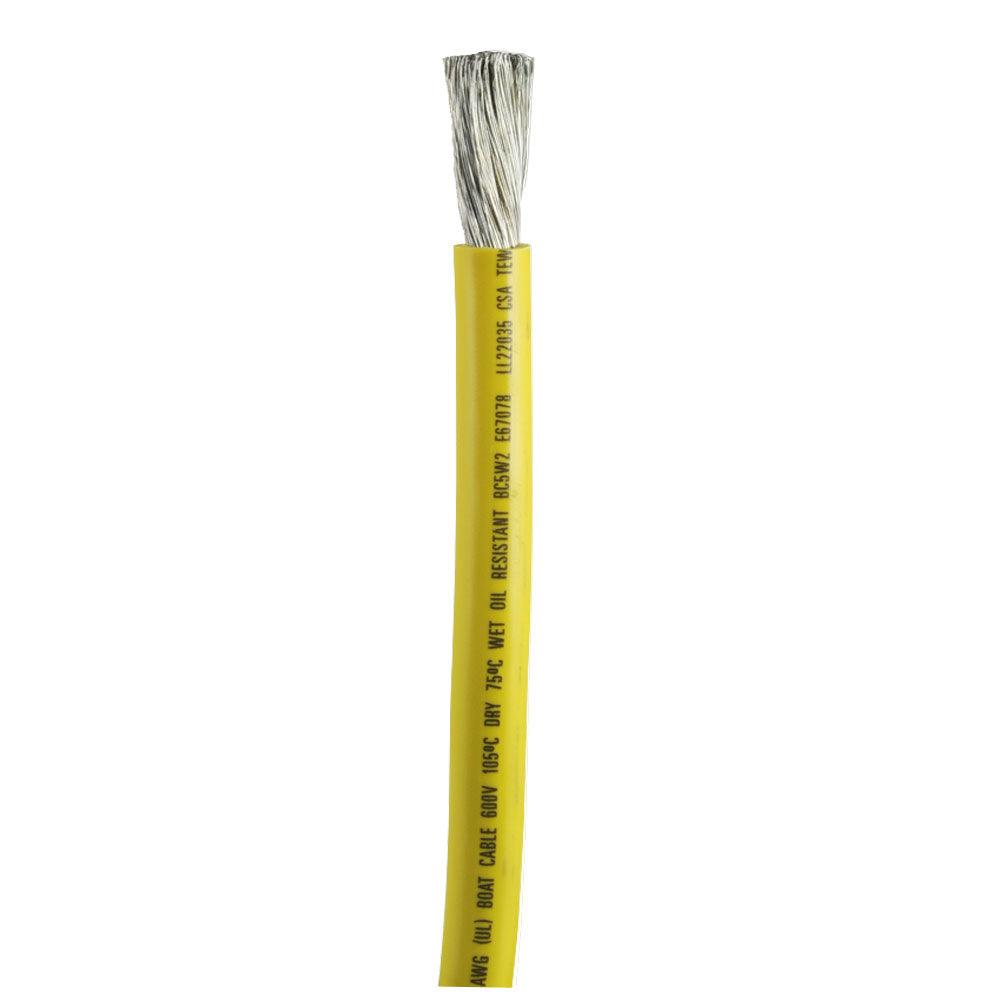 Ancor Yellow 2/0 AWG Battery Cable - Sold By The Foot [1179-FT] - Tetron Marine Store