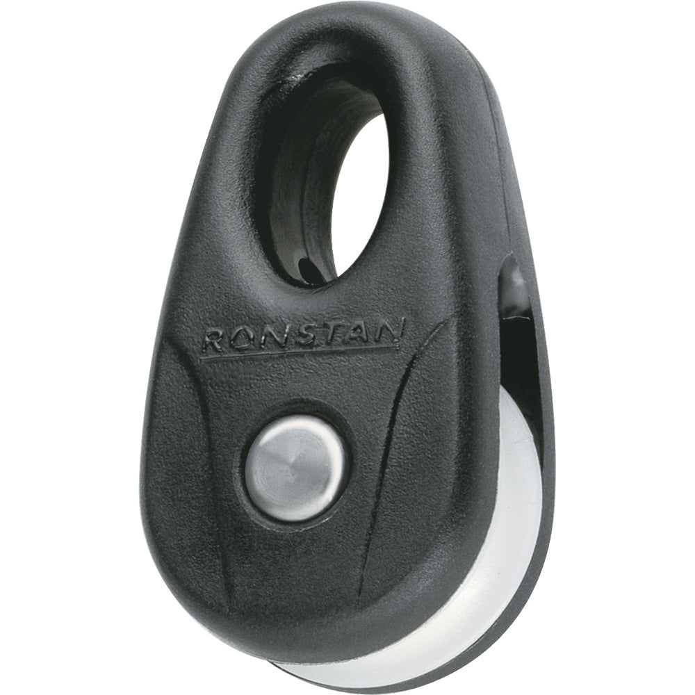 Ronstan Kite Block - Black w/White Sheave (Pair) [RF13101-2] - Tetron Marine Store