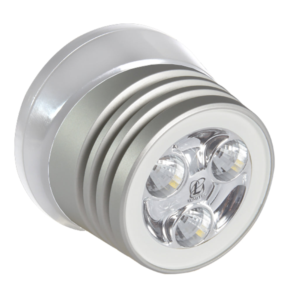 Lumitec Zephyr LED Spreader / Deck Light - Base blanche brossée - Blanc sans gradation [101325]