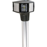 Attwood LightArmor Fold-Down Anchor/Masthead Light - 12" - 12V [7812-S-7] - Tetron Marine Store