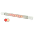 Hella Marine Surface Strip Light w/Switch - Warm White/Red LEDs - 12V [958121101] - Tetron Marine Store
