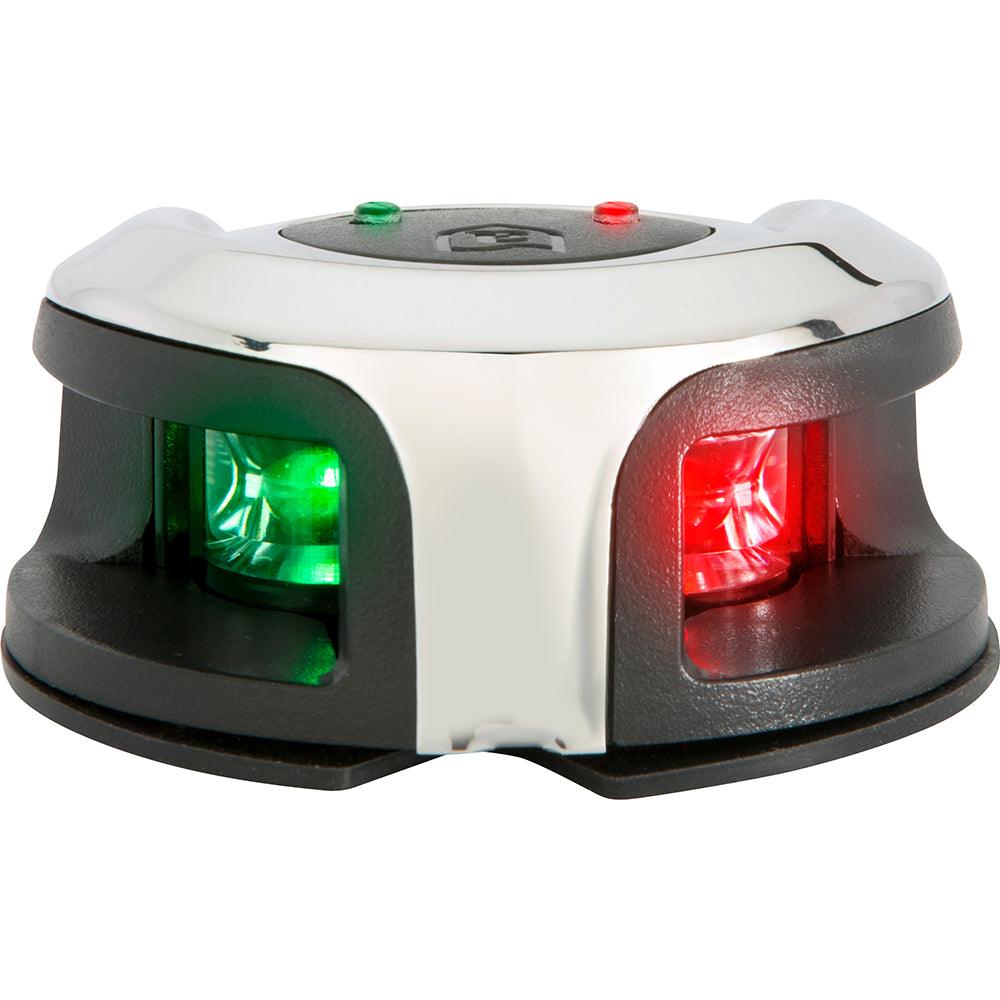 Attwood LightArmor Bow Mount Navigation Light - Stainless Steel - Bi-Color - 2NM [NV2002SS-7] - Tetron Marine Store