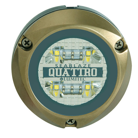 Lumitec Zambezi Quattro Surface Mount Underwater Light - White/Blue [101459] - Tetron Marine Store