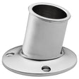 Whitecap Top-Mounted Flag Pole Socket - CP/Brass - 1-1/4" ID [S-5003] - Tetron Marine Store