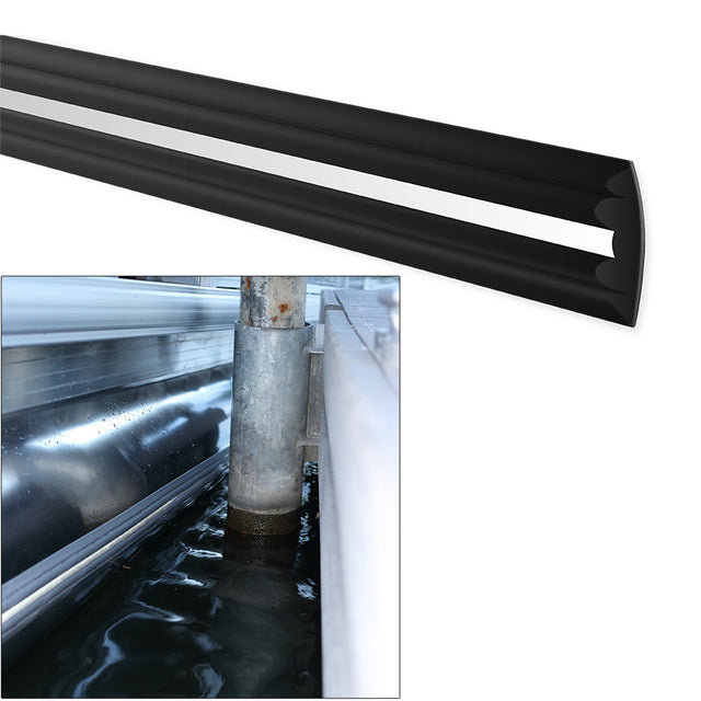Megaware PontoonGuard - 32 Kit - (2) 16 Guards f/Pontoon Up To 21 - Black [30232] - Tetron Marine Store