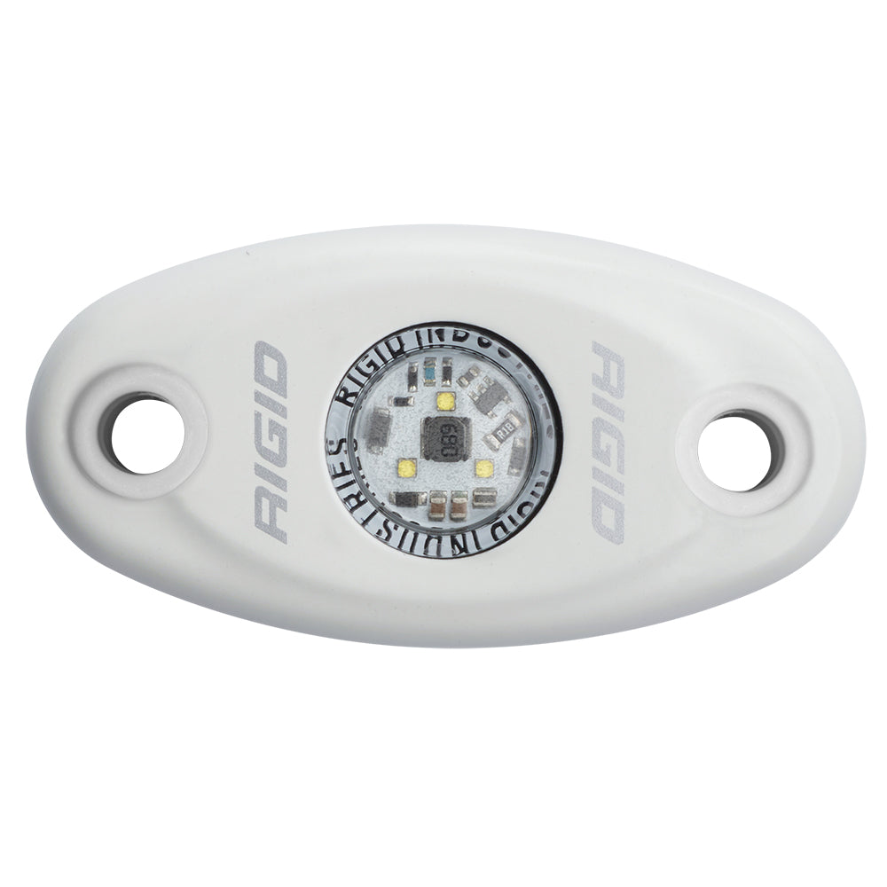 RIGID Industries A-Series White Low Power LED Light - Single - White [480153] - Tetron Marine Store