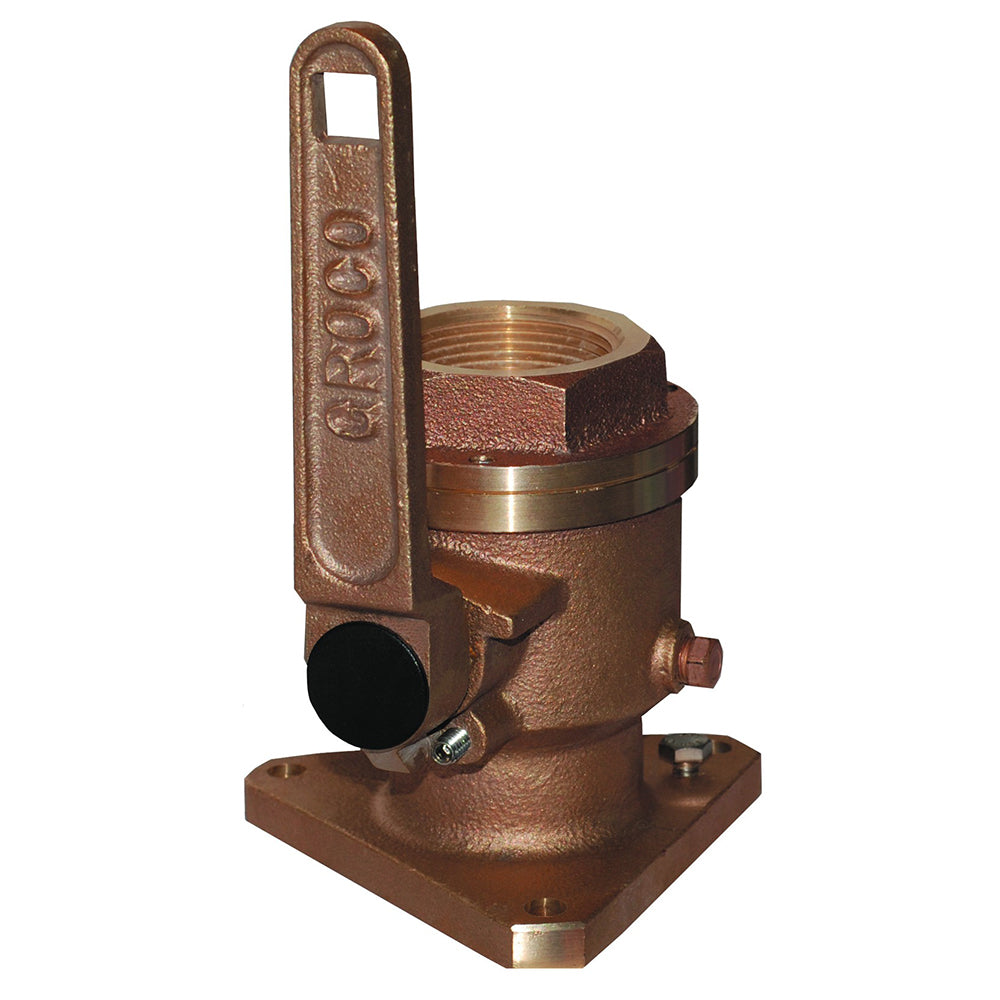 Groco 1 "Coque de mer à flux complet à bride en bronze [BV-1000]