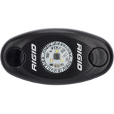RIGID Industries A-Series Black Low Power LED Light - Single - Cool White [480033] - Tetron Marine Store