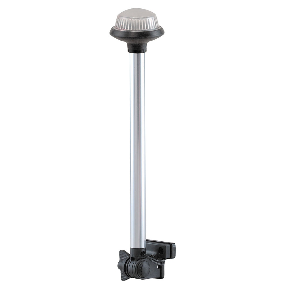 Perko Fold Down All-Round Frosted Globe Pole Light - Horizontal Mount - White [1634DP0CHR] - Tetron Marine Store
