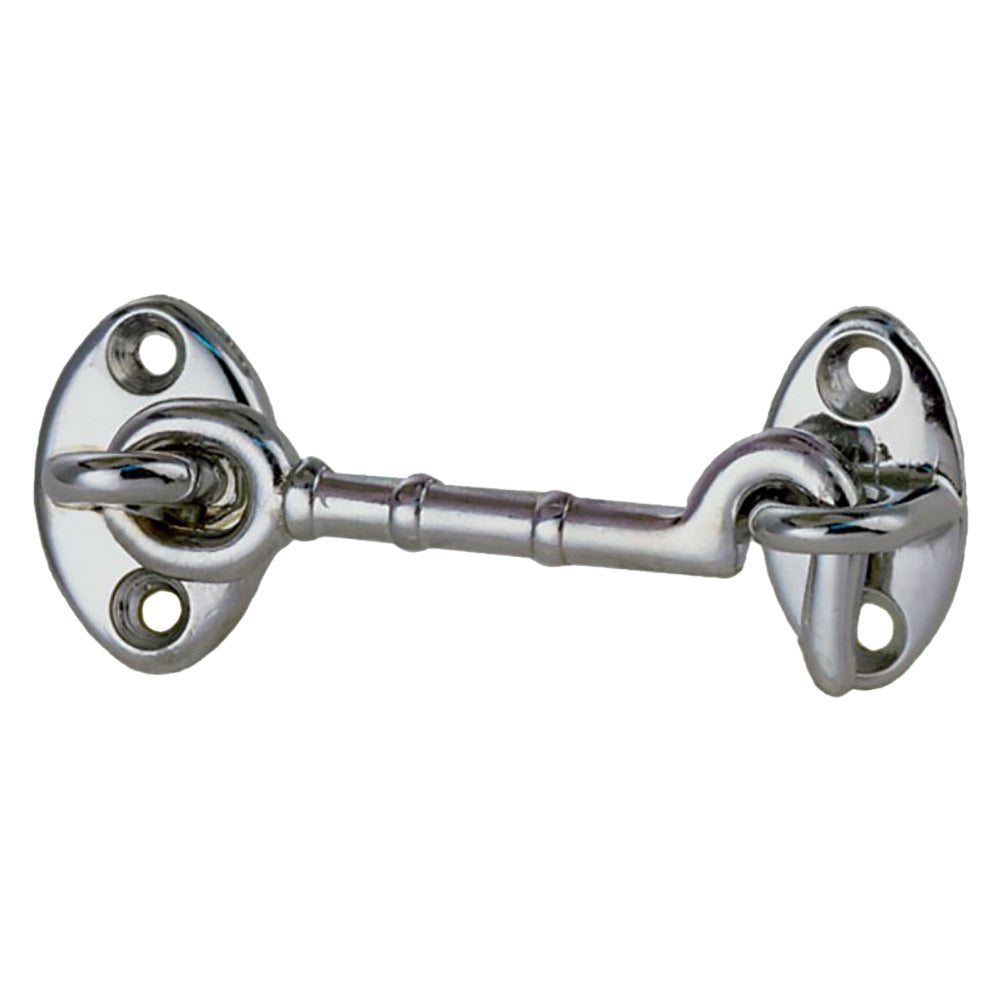 Crochet de porte de cabine en bronze plaqué chrome Perko - 3 "[0956DP4CHR]