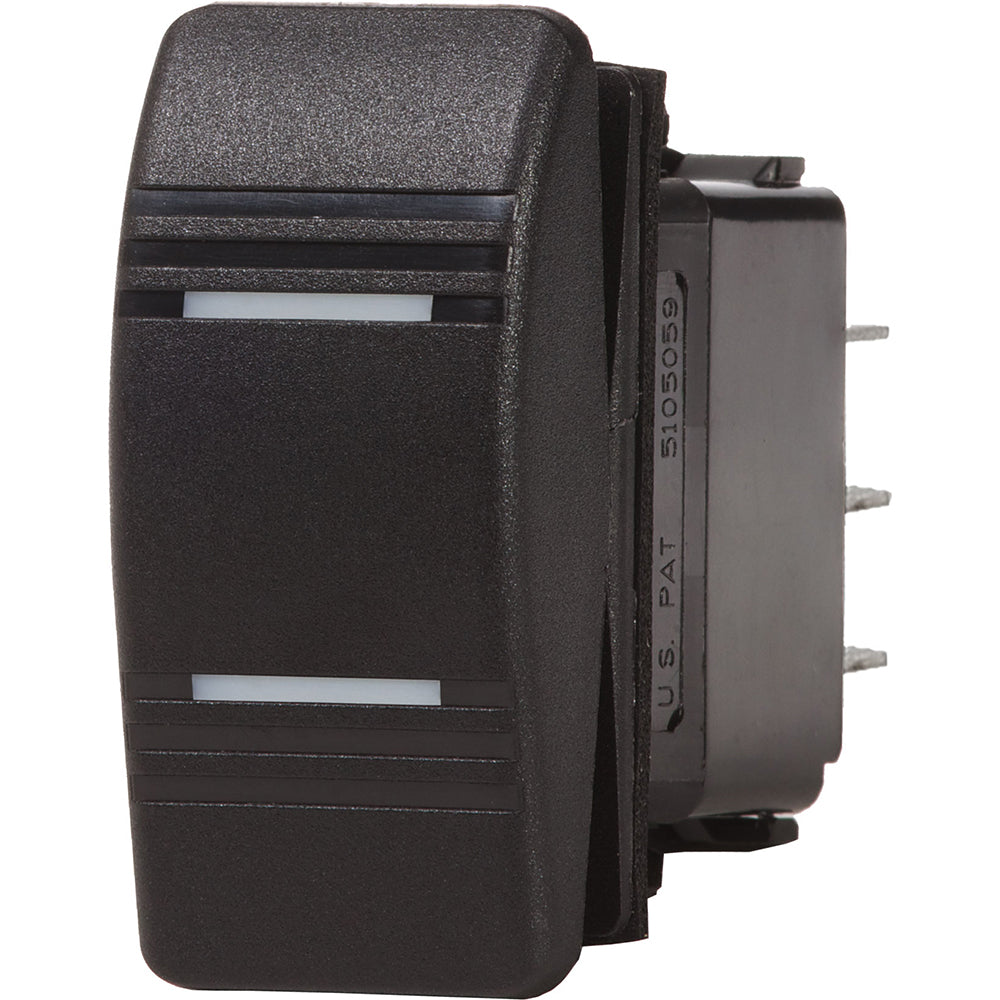 Blue Sea Contura Switch DPDT Black - ON-ON [8300] - Tetron Marine Store