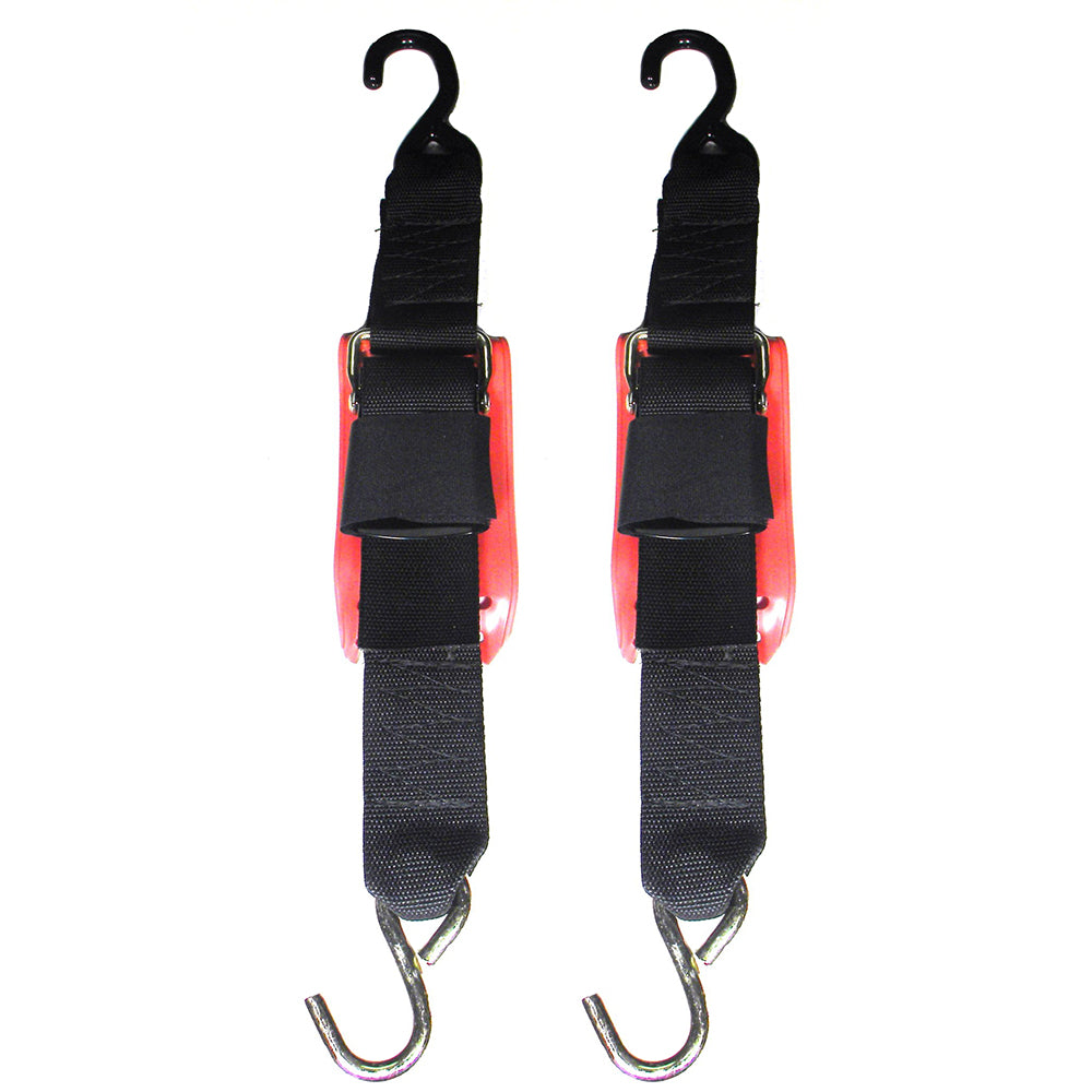 Rod Saver Quick Release Trailer Tie-Down w/Vinyl Pad - 2" x 6 - Pair [QRTD6VP] - Tetron Marine Store