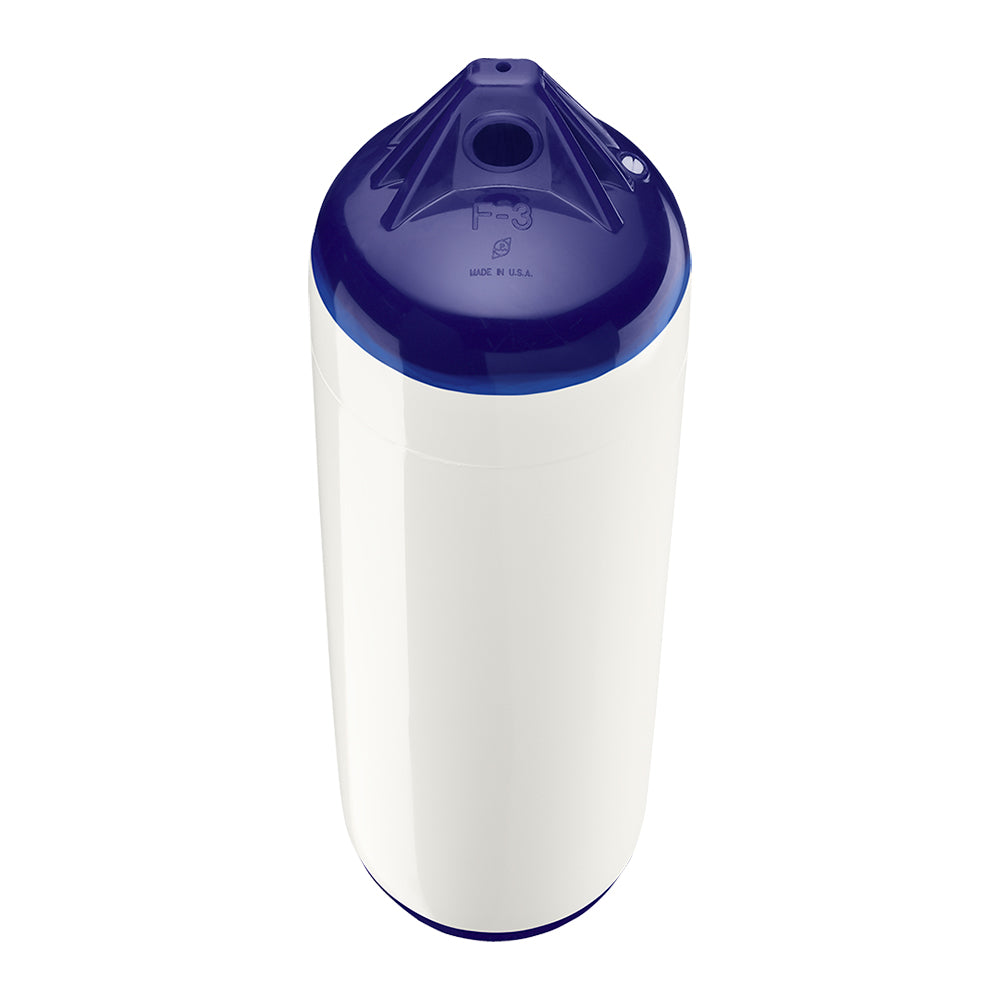 Polyform F-3 Twin Eye Fender 8.2" x 30" - White [F-3-WHITE] - Tetron Marine Store