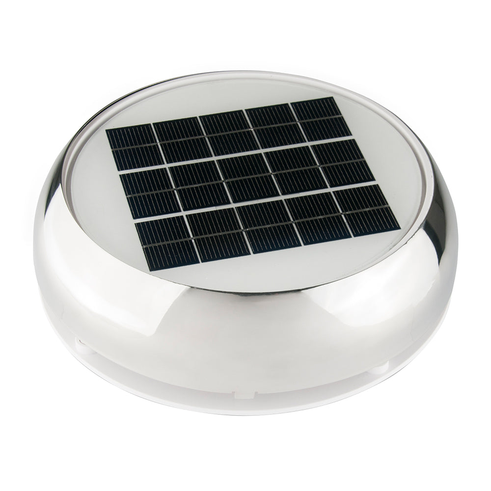 Marinco 4" Day/Night Solar Vent - Stainless Steel [N20804S] - Tetron Marine Store