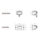 RIGID Industries SR-M Series Pro Diffused Flush Mount - Black [922513] - Tetron Marine Store