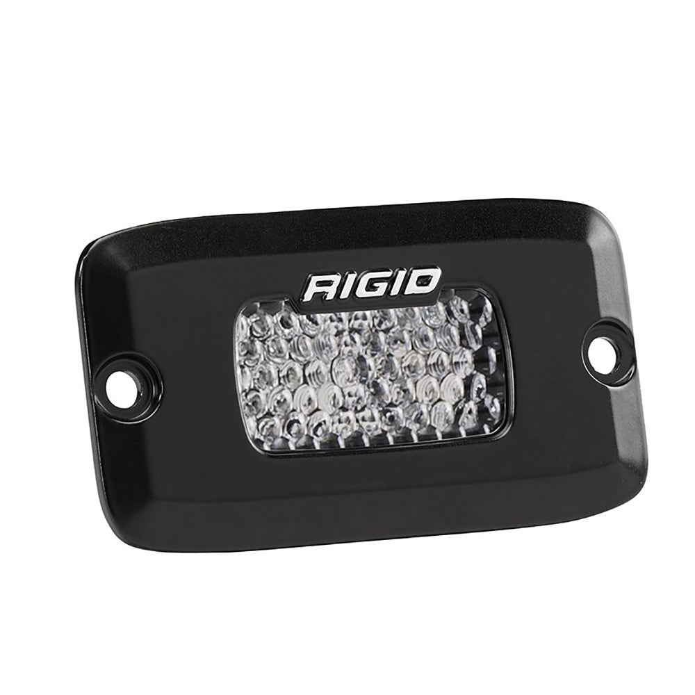 RIGID Industries SR-M Series Pro Diffused Flush Mount - Black [922513] - Tetron Marine Store