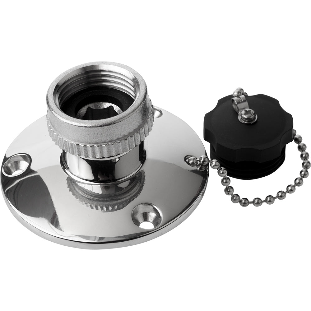 Sea-Dog Fresh Water Inlet - 316 Stainless Steel [513110-1] - Tetron Marine Store