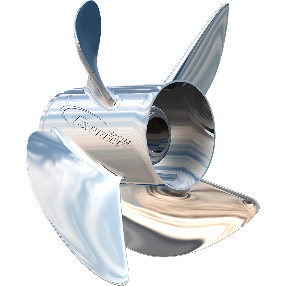 Turning Point Express Mach4 - Right Hand - Stainless Steel Propeller - EX-1423-4 - 4-Blade - 14.3" x 23 Pitch [31502331] - Tetron Marine Store