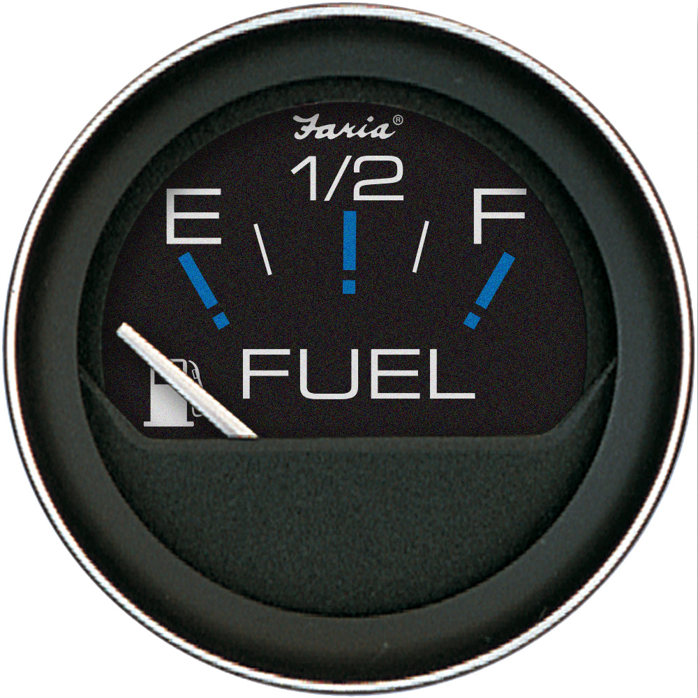 Faria Coral 2" Fuel Level Gauge (E-1/2-F) [13001] - Tetron Marine Store