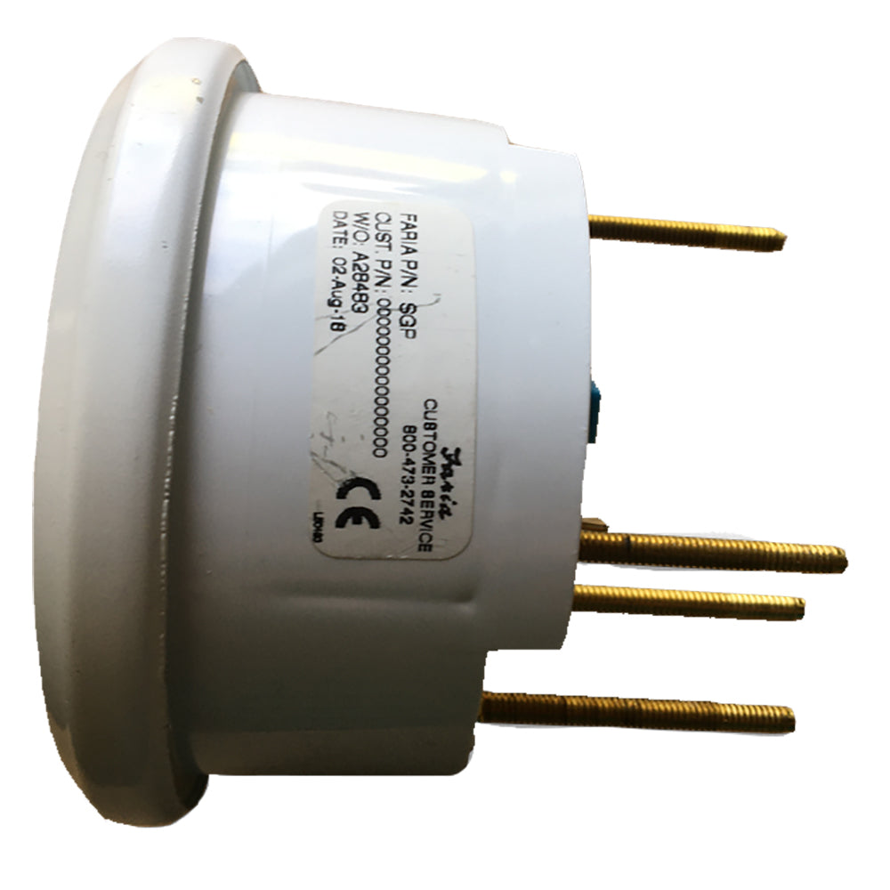 Faria Dress White 4" GPS Speedometer - 60 MPH [33147] - Tetron Marine Store