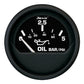 Faria Euro Black 2" Oil Pressure Gauge - Metric (5 Bar) [12805] - Tetron Marine Store