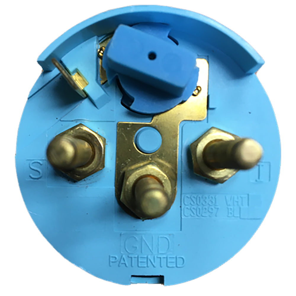 Faria Euro Black 2" Tank Level Gauge - Potable Water [12830] - Tetron Marine Store